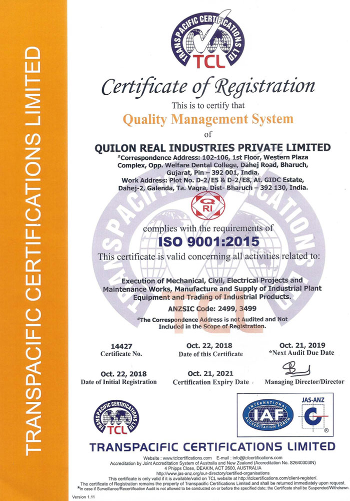 Quilon Real Industries Pvt. Ltd.